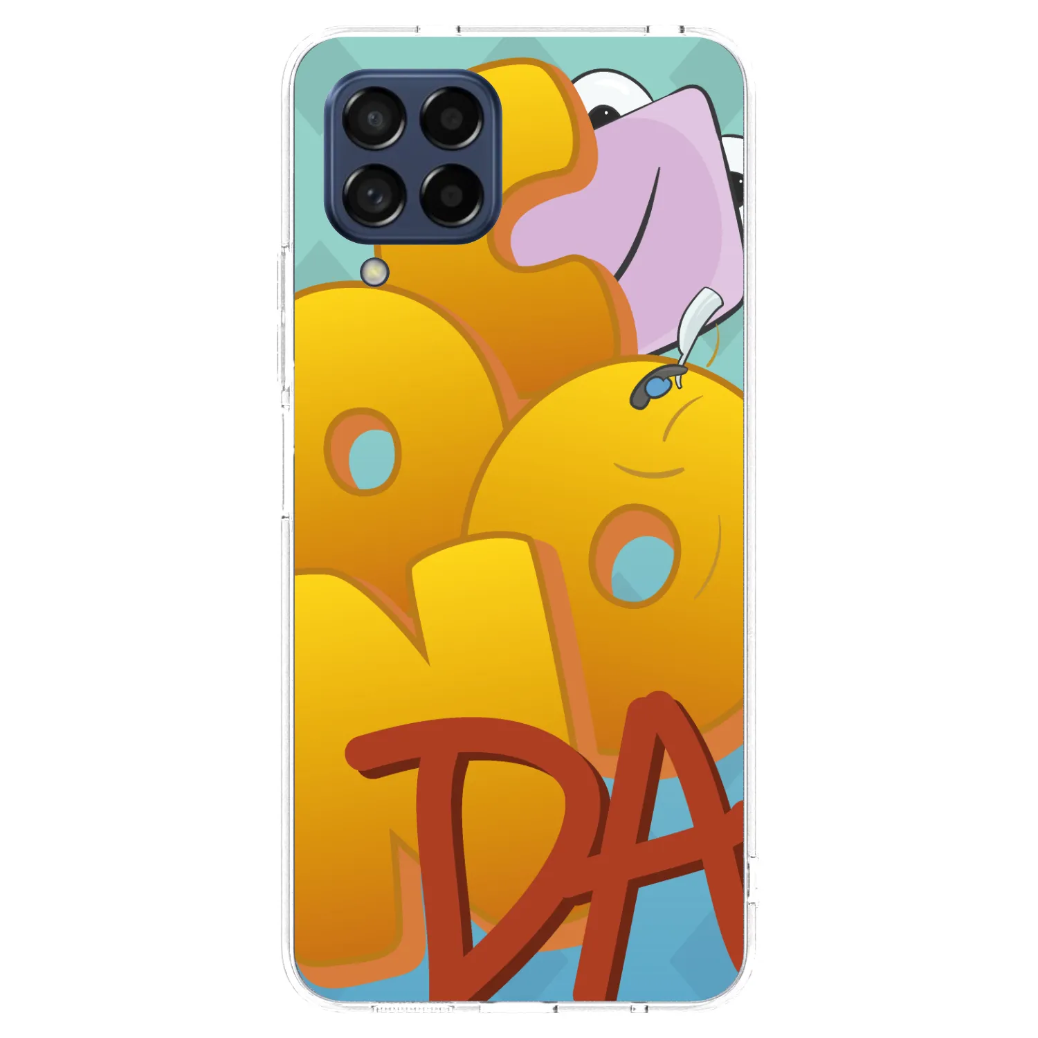 Picasee silikónový prehľadný obal pre Samsung Galaxy M53 5G - Obří COONDA