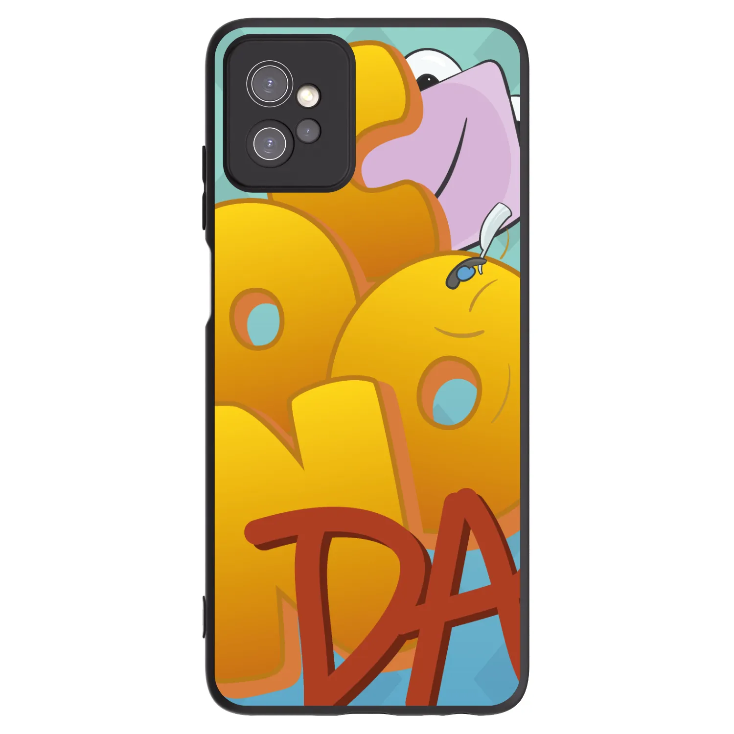 Picasee silikónový čierny obal pre Motorola Moto G32 - Obří COONDA