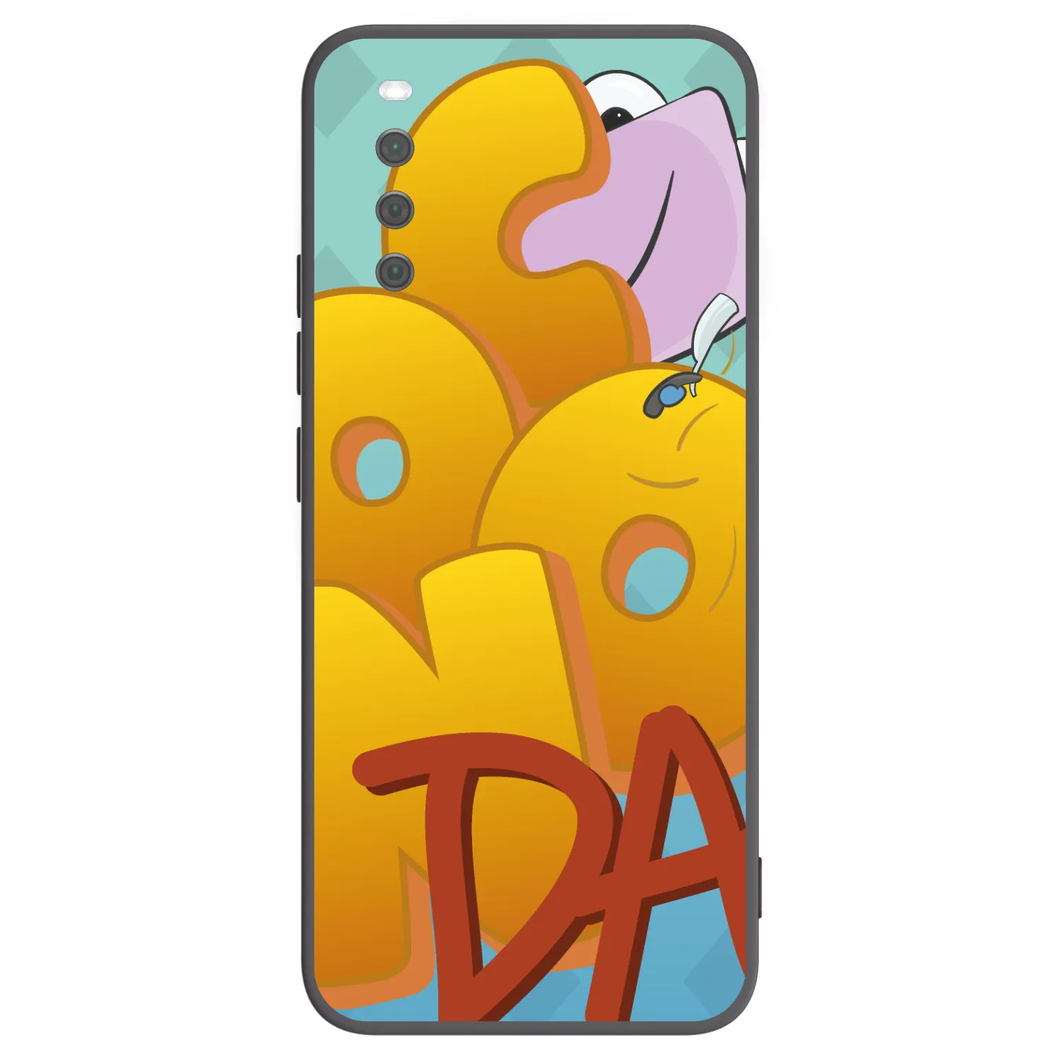 Picasee silikónový čierny obal pre Sony Xperia 10 III - Obří COONDA