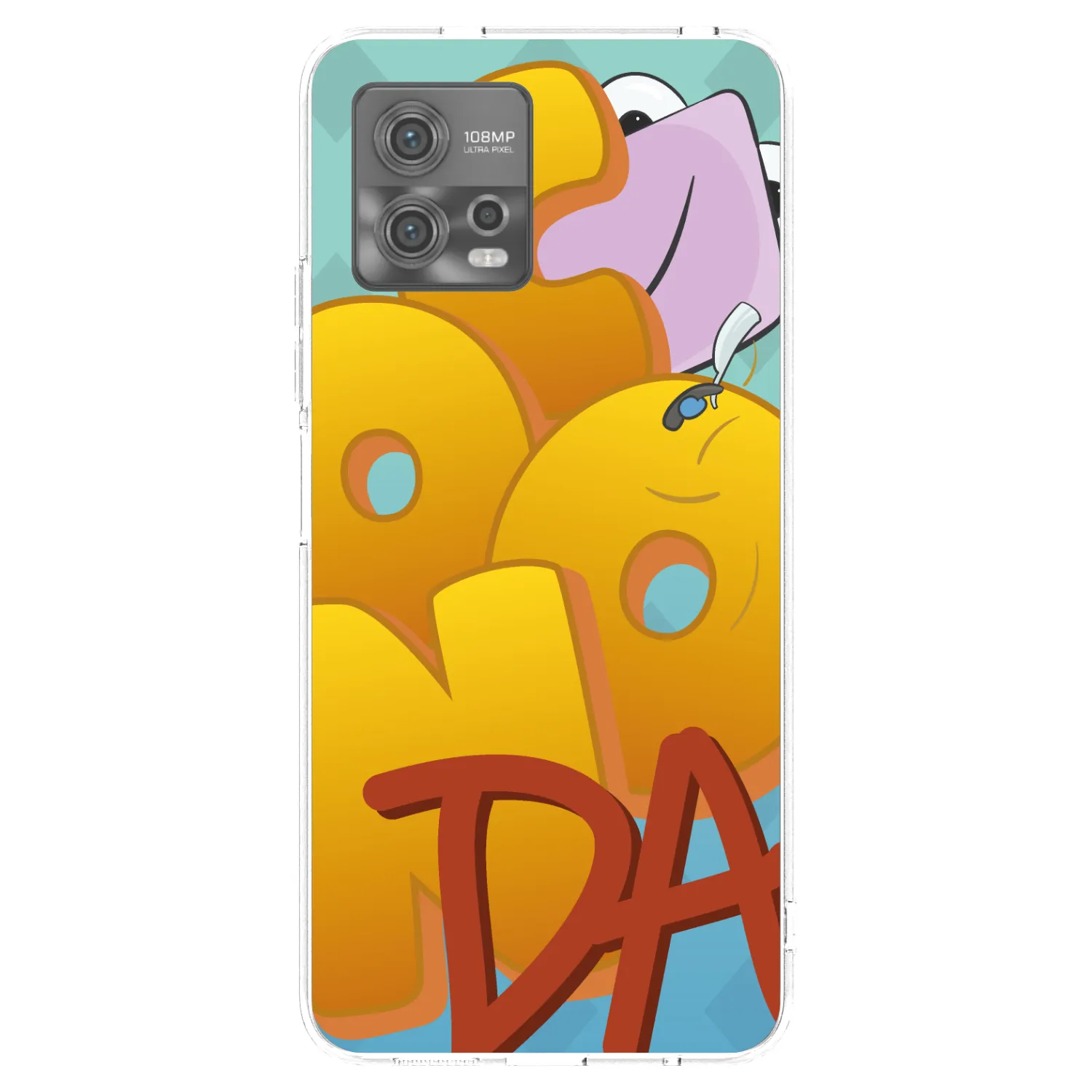 Picasee silikónový prehľadný obal pre Motorola Moto G72 - Obří COONDA