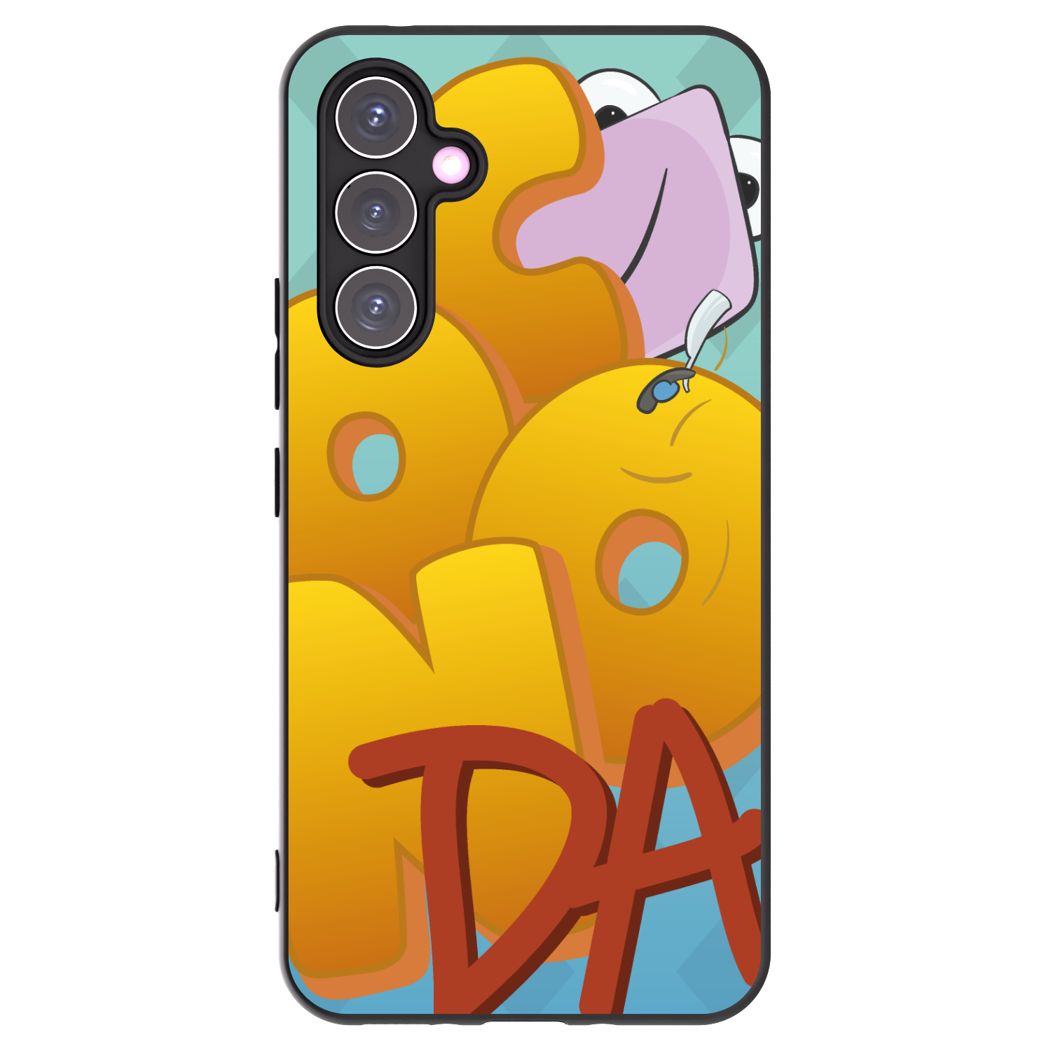 Picasee silikónový čierny obal pre Samsung Galaxy A54 5G A546B - Obří COONDA