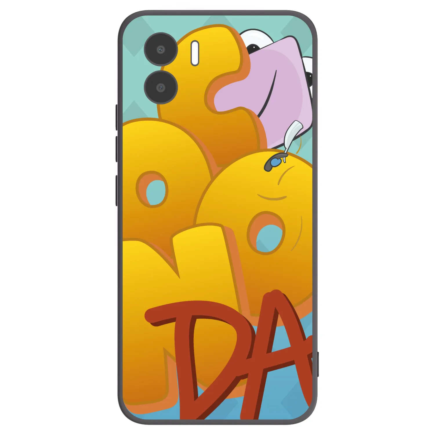Picasee silikónový čierny obal pre Xiaomi Redmi A2 - Obří COONDA