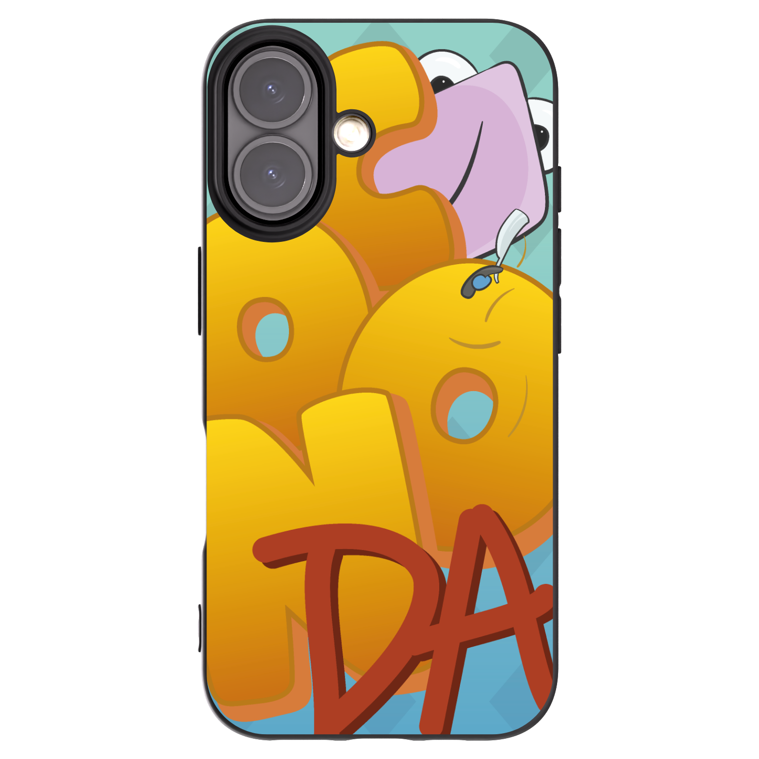 Picasee silikónový čierny obal pre Apple iPhone 16 - Obří COONDA