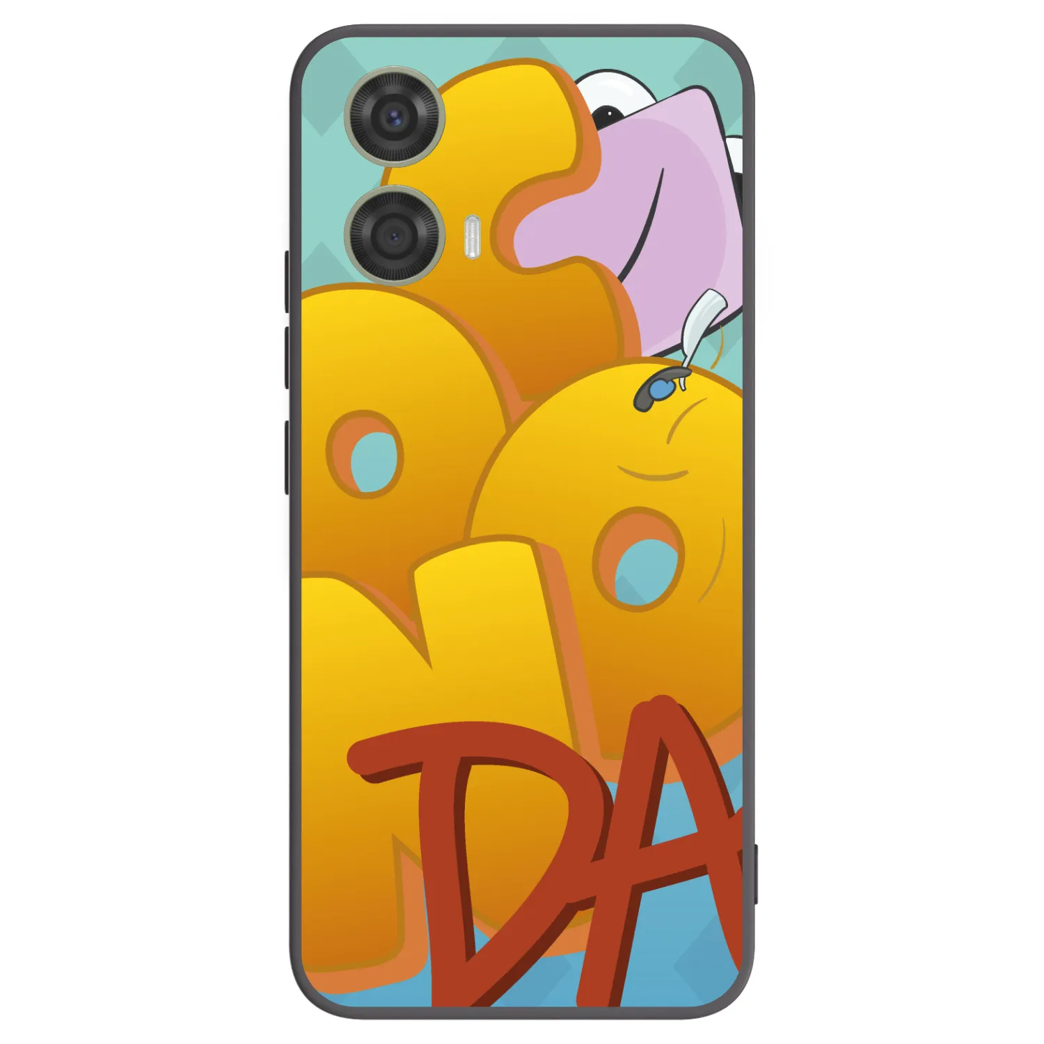 Picasee silikónový čierny obal pre Motorola Moto G24 - Obří COONDA