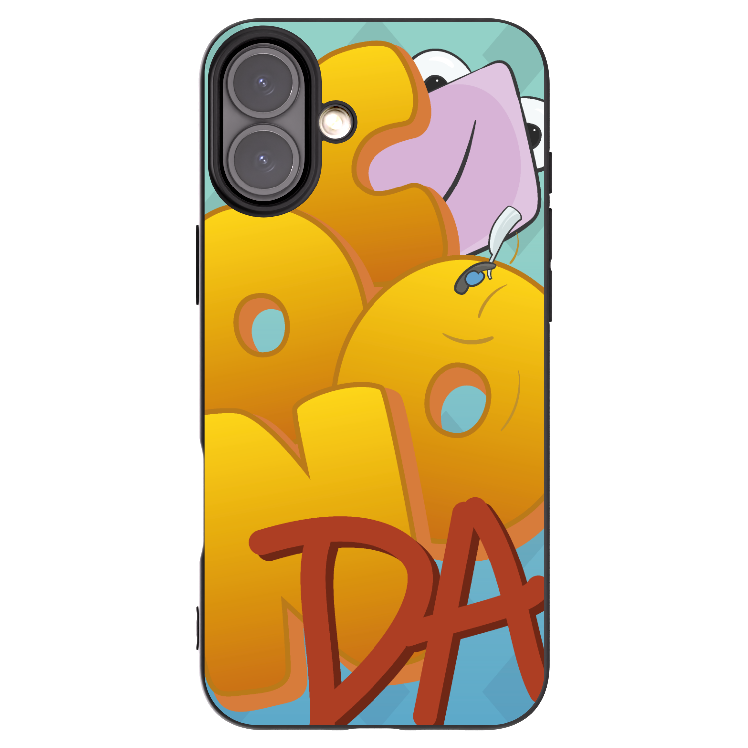 Picasee silikónový čierny obal pre Apple iPhone 16 Plus - Obří COONDA