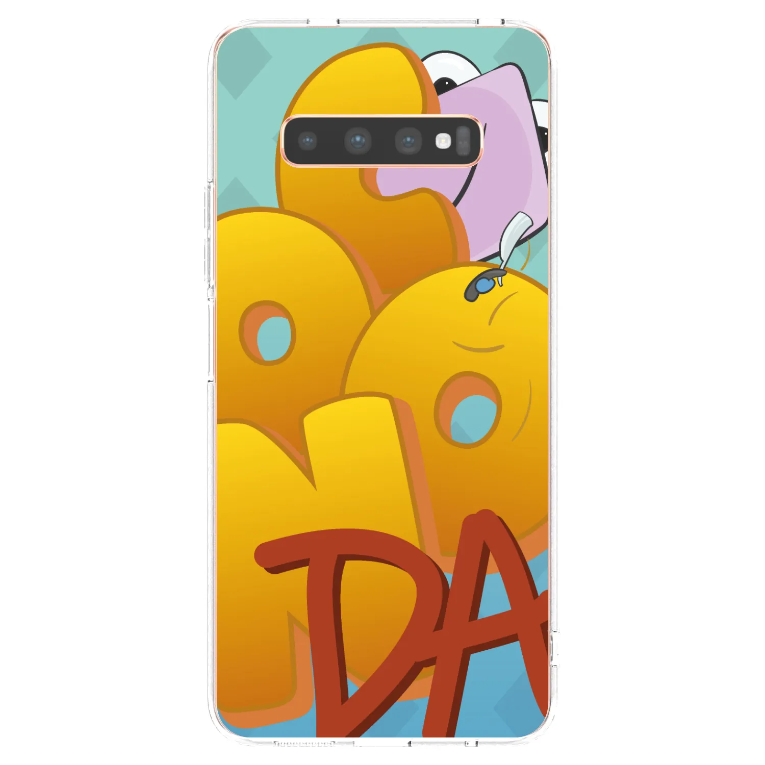 Picasee silikónový prehľadný obal pre Samsung Galaxy S10 Plus G975 - Obří COONDA