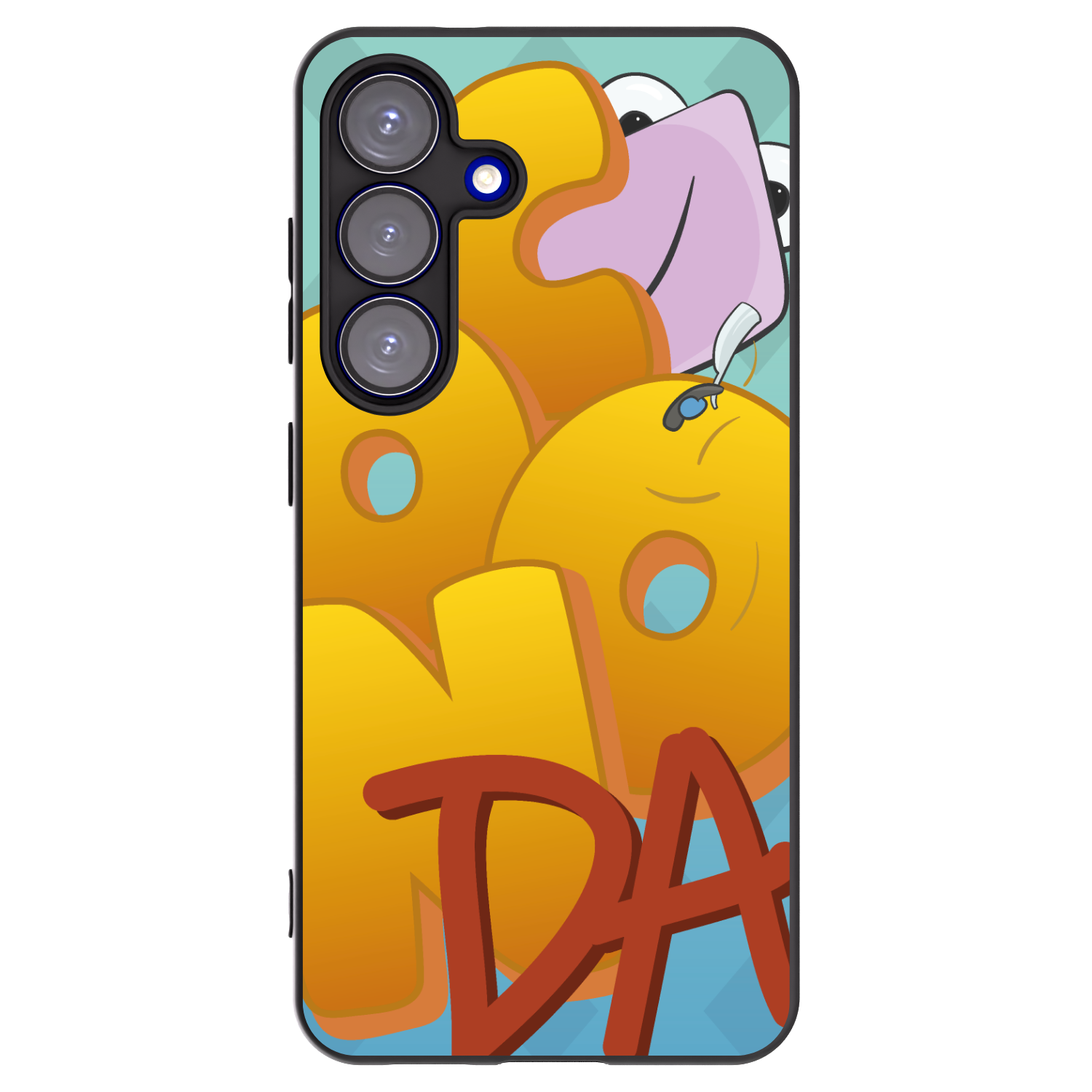 Picasee silikónový čierny obal pre Samsung Galaxy S25 5G - Obří COONDA