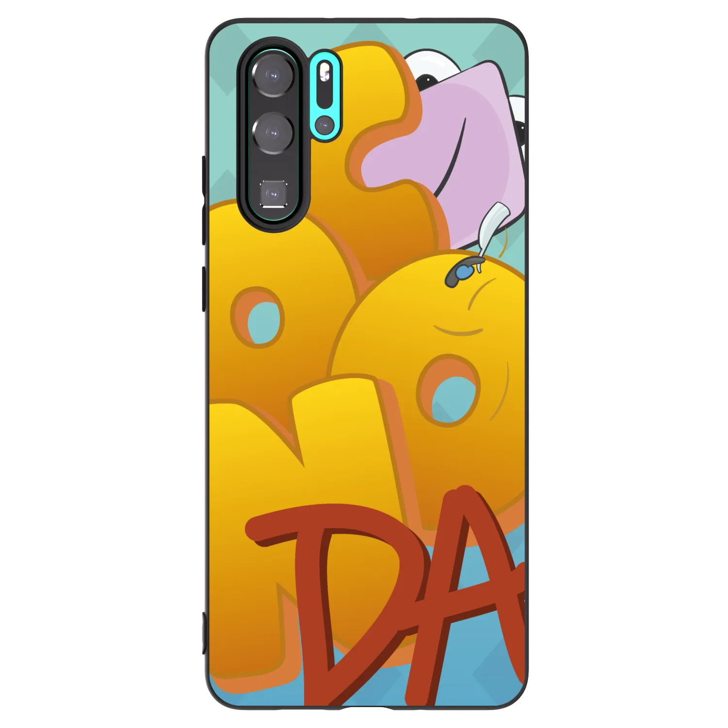 Picasee silikónový čierny obal pre Huawei P30 Pro - Obří COONDA