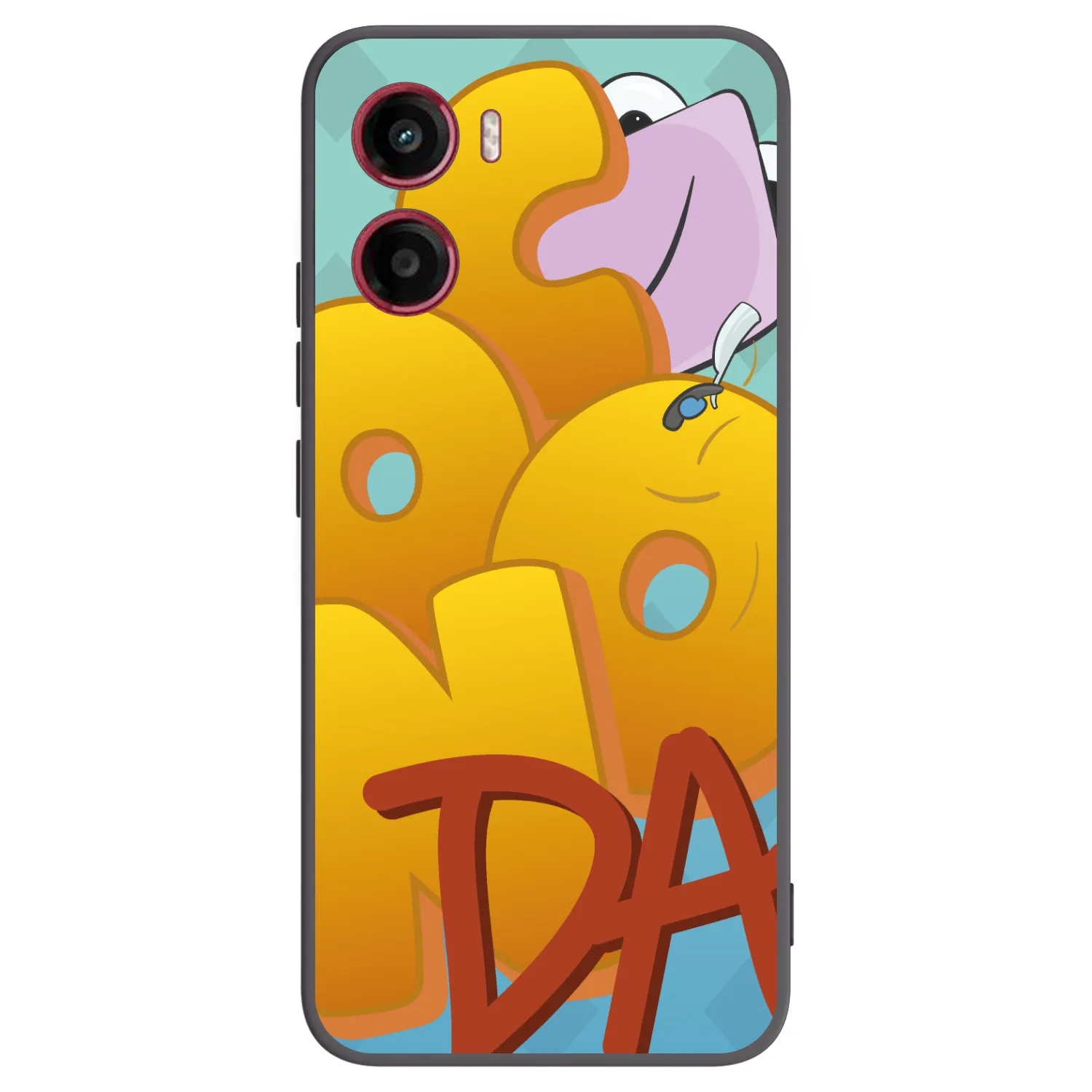 Picasee silikónový čierny obal pre Motorola Moto G05 - Obří COONDA