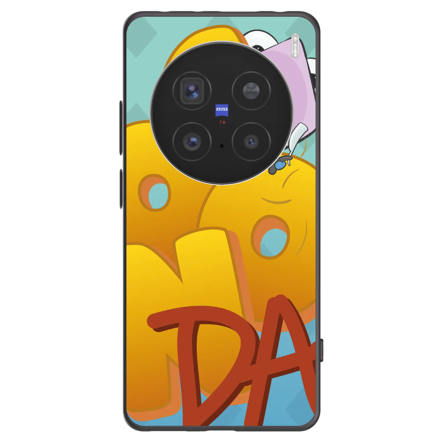 Picasee silikónový čierny obal pre Vivo X200 Pro - Obří COONDA