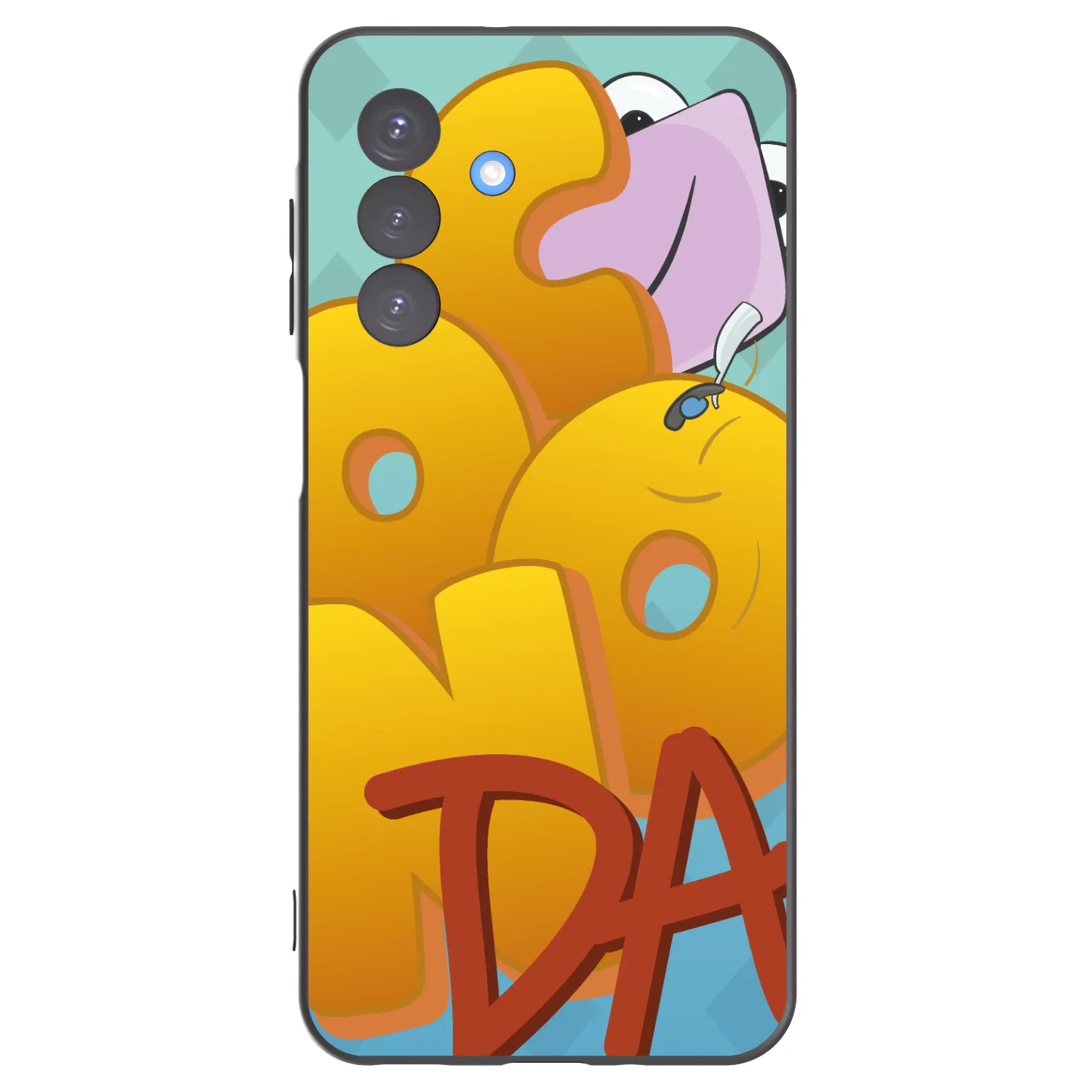 Picasee silikónový čierny obal pre Samsung Galaxy A17 5G - Obří COONDA