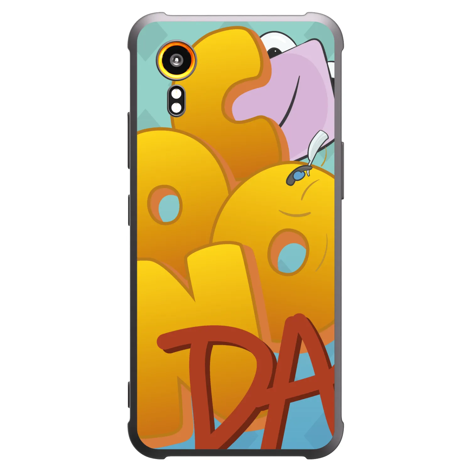 Picasee silikónový čierny obal pre Samsung Galaxy Xcover 7 - Obří COONDA