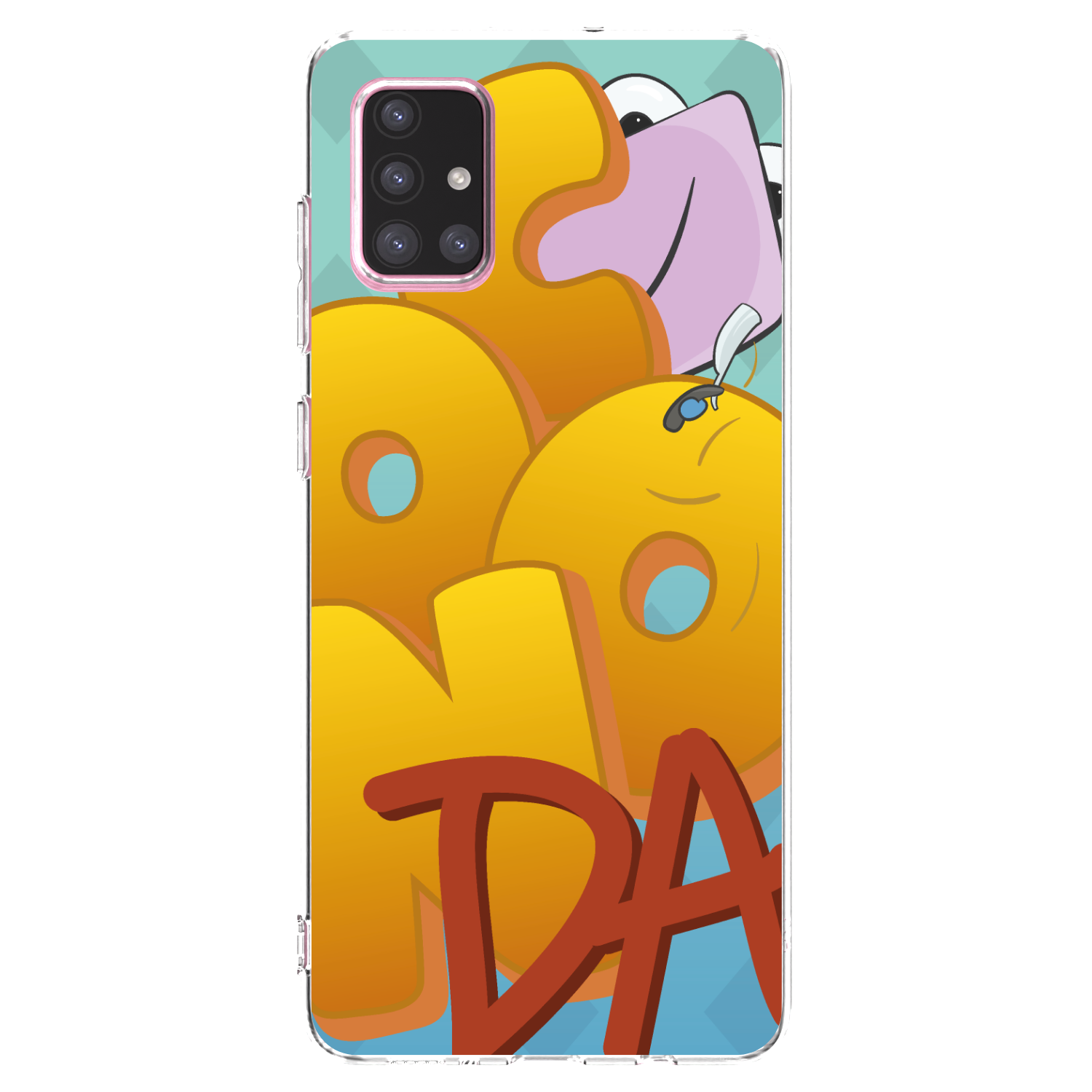 Picasee silikónový prehľadný obal pre Samsung Galaxy A71 A715F - Obří COONDA