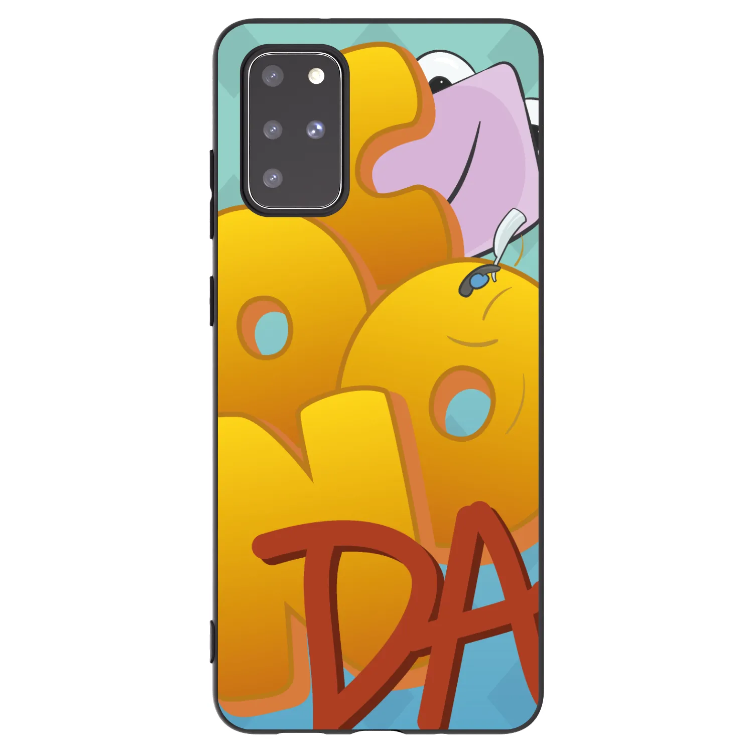 Picasee silikónový čierny obal pre Samsung Galaxy S20+ G985F - Obří COONDA