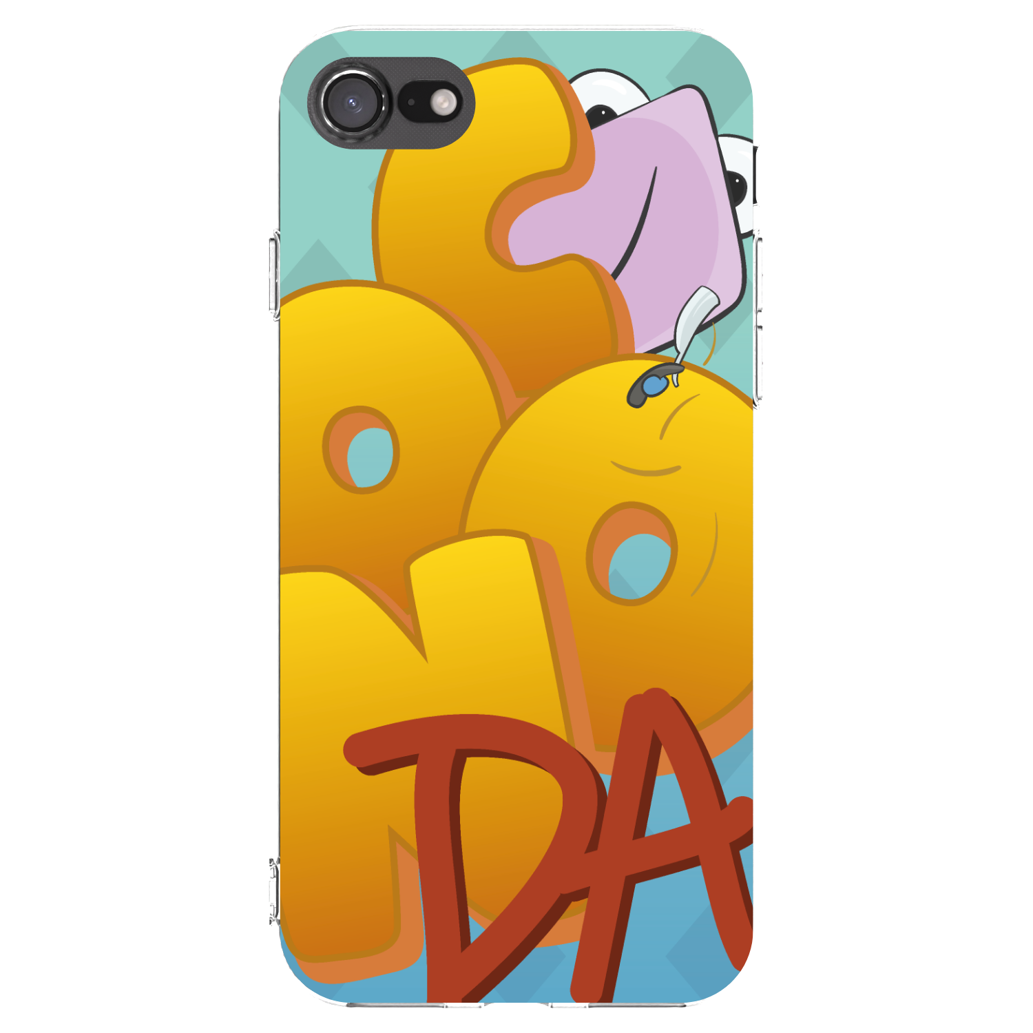 Picasee silikónový prehľadný obal pre Apple iPhone SE 2020 - Obří COONDA