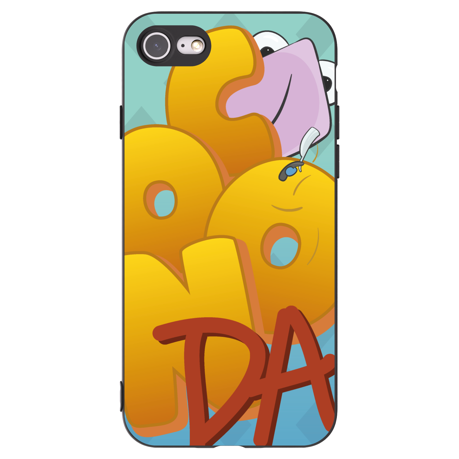 Picasee silikónový čierny obal pre Apple iPhone SE 2020 - Obří COONDA