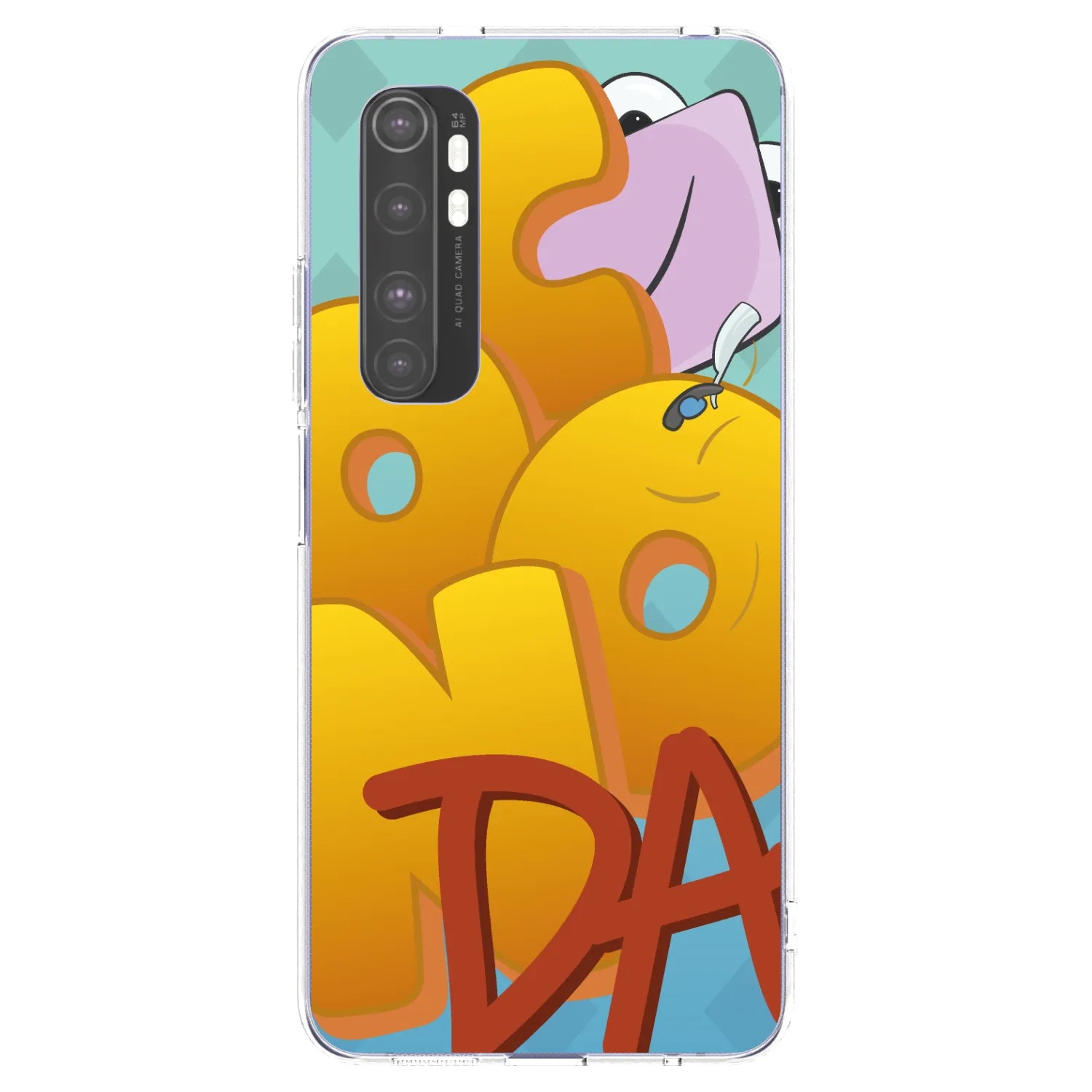 Picasee silikónový prehľadný obal pre Xiaomi Mi Note 10 Lite - Obří COONDA