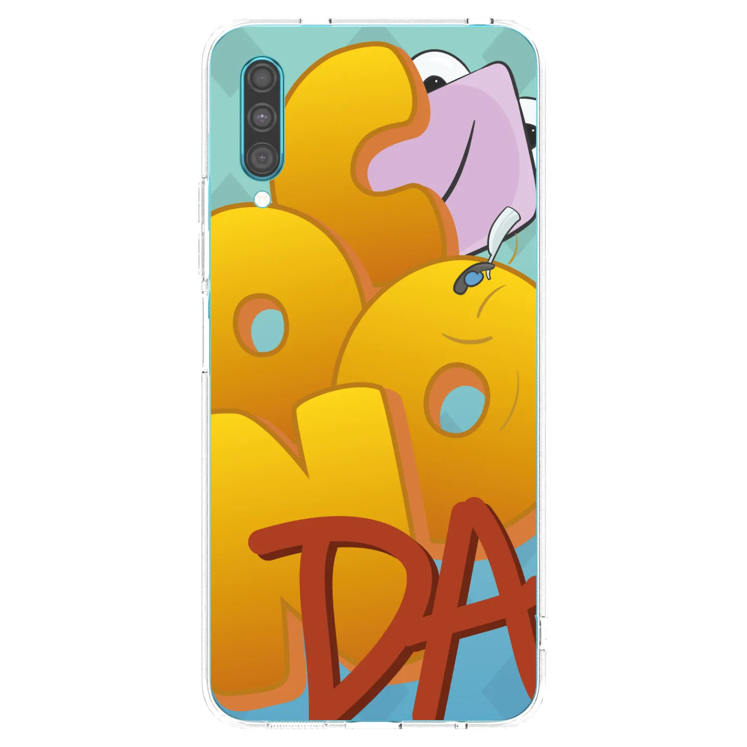 Picasee silikónový prehľadný obal pre Samsung Galaxy A30s A307F - Obří COONDA