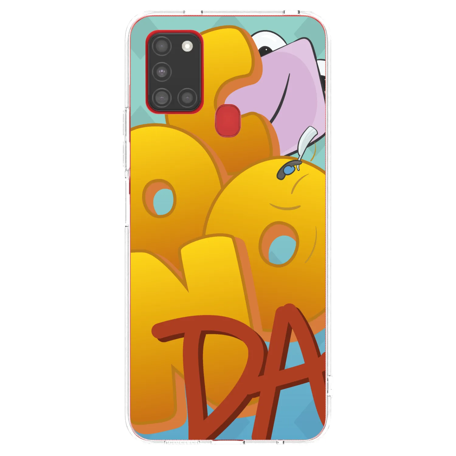 Picasee silikónový prehľadný obal pre Samsung Galaxy A21s - Obří COONDA