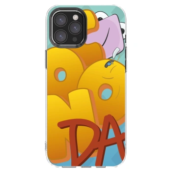 Picasee silikónový prehľadný obal pre Apple iPhone 12 Pro Max - Obří COONDA