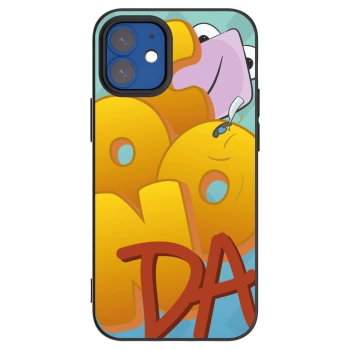 Picasee silikónový čierny obal pre Apple iPhone 12 mini - Obří COONDA