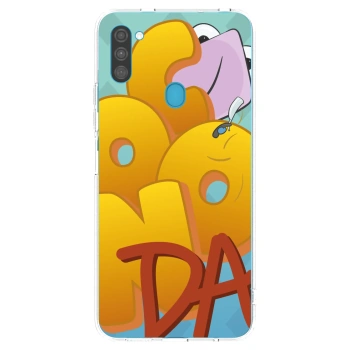 Picasee silikónový prehľadný obal pre Samsung Galaxy M11 - Obří COONDA