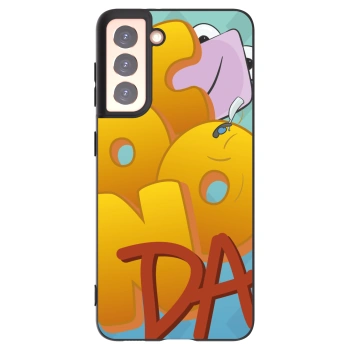Picasee silikónový čierny obal pre Samsung Galaxy S21 5G G991B - Obří COONDA