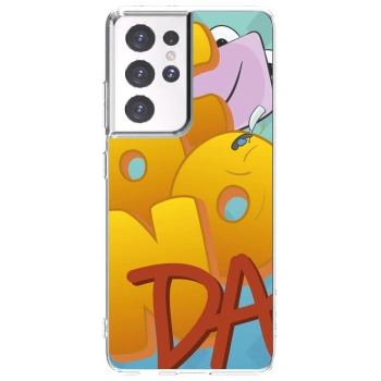 Picasee silikónový prehľadný obal pre Samsung Galaxy S21 Ultra 5G G998B - Obří COONDA