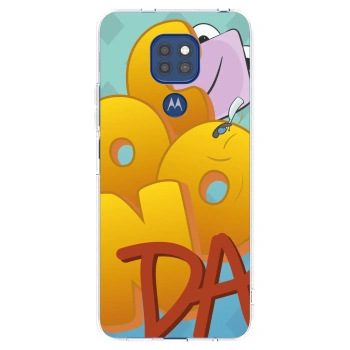 Picasee silikónový prehľadný obal pre Motorola Moto G9 Play - Obří COONDA