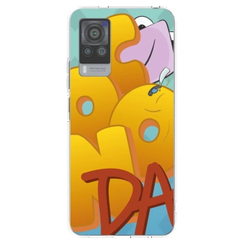 Picasee silikónový prehľadný obal pre Vivo X60 Pro 5G - Obří COONDA