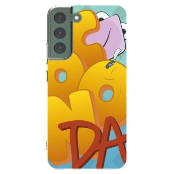 Picasee silikónový prehľadný obal pre Samsung Galaxy S22+ 5G - Obří COONDA