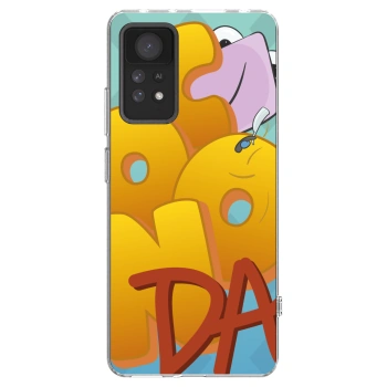 Picasee silikónový prehľadný obal pre Xiaomi Redmi Note 11 Pro - Obří COONDA