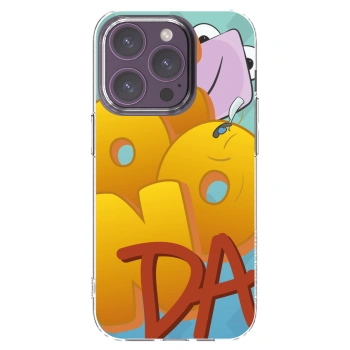 Picasee silikónový prehľadný obal pre Apple iPhone 14 Pro - Obří COONDA