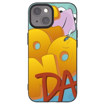 Picasee silikónový čierny obal pre Apple iPhone 15 - Obří COONDA