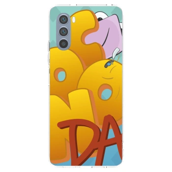 Picasee silikónový prehľadný obal pre Motorola Moto G62 - Obří COONDA