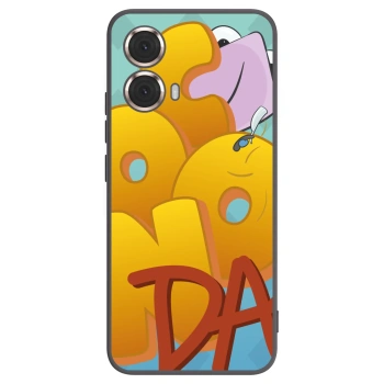 Picasee silikónový čierny obal pre Motorola Moto G85 - Obří COONDA