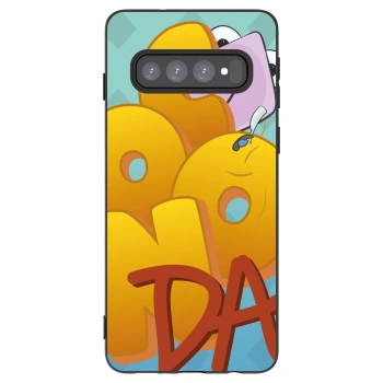 Picasee silikónový čierny obal pre Samsung Galaxy S10 G973 - Obří COONDA