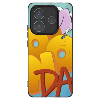 Picasee silikónový čierny obal pre Xiaomi Redmi Note 14 5G - Obří COONDA