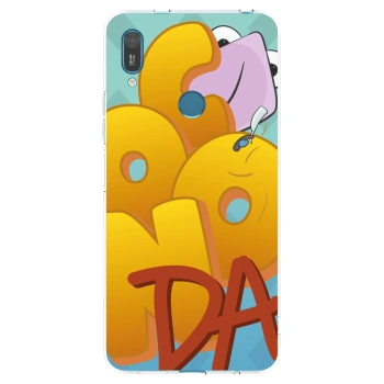 Picasee silikónový prehľadný obal pre Huawei Y7 2019 - Obří COONDA