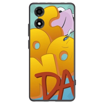 Picasee silikónový čierny obal pre Motorola Moto E14 - Obří COONDA