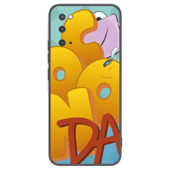 Picasee silikónový čierny obal pre Samsung Galaxy S20 G980F - Obří COONDA