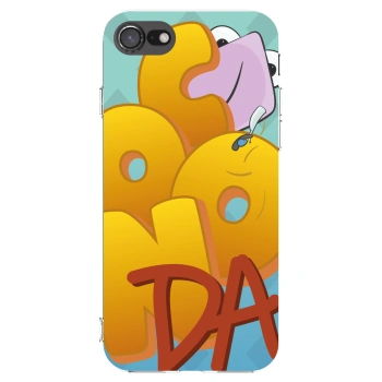 Picasee silikónový prehľadný obal pre Apple iPhone SE 2020 - Obří COONDA