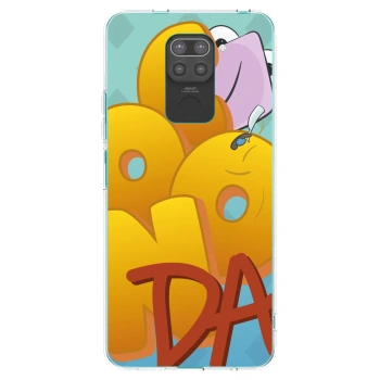 Picasee silikónový čierny obal pre Xiaomi Redmi Note 9 - Obří COONDA
