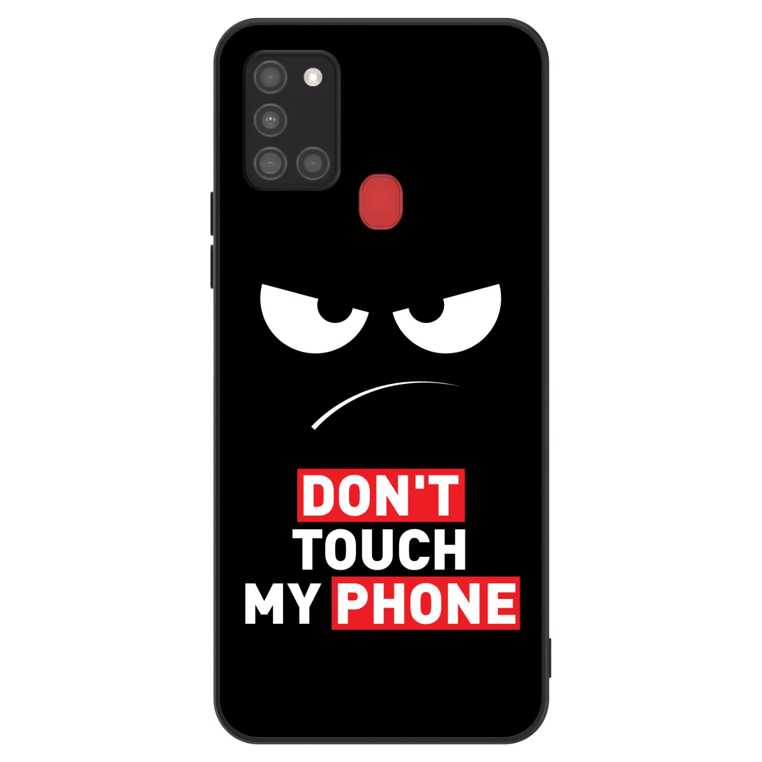 Picasee ULTIMATE CASE pro Samsung Galaxy A21s - Angry Eyes - Transparent