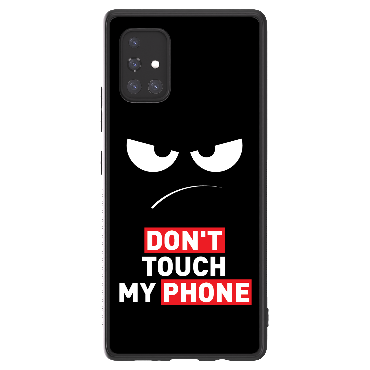 Picasee ULTIMATE CASE pro Samsung Galaxy A71 A715F - Angry Eyes - Transparent