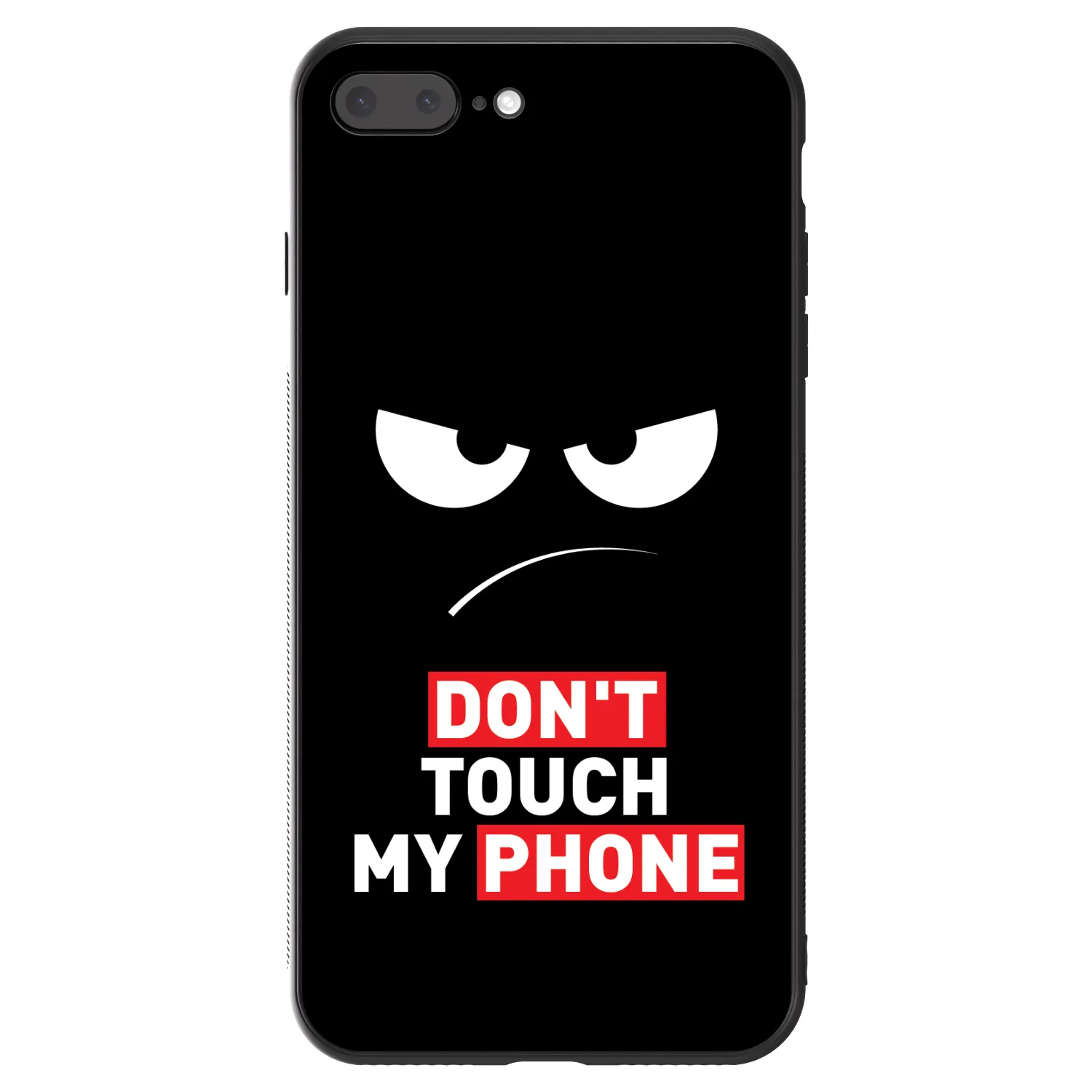 Picasee ULTIMATE CASE pro Apple iPhone 7 Plus - Angry Eyes - Transparent