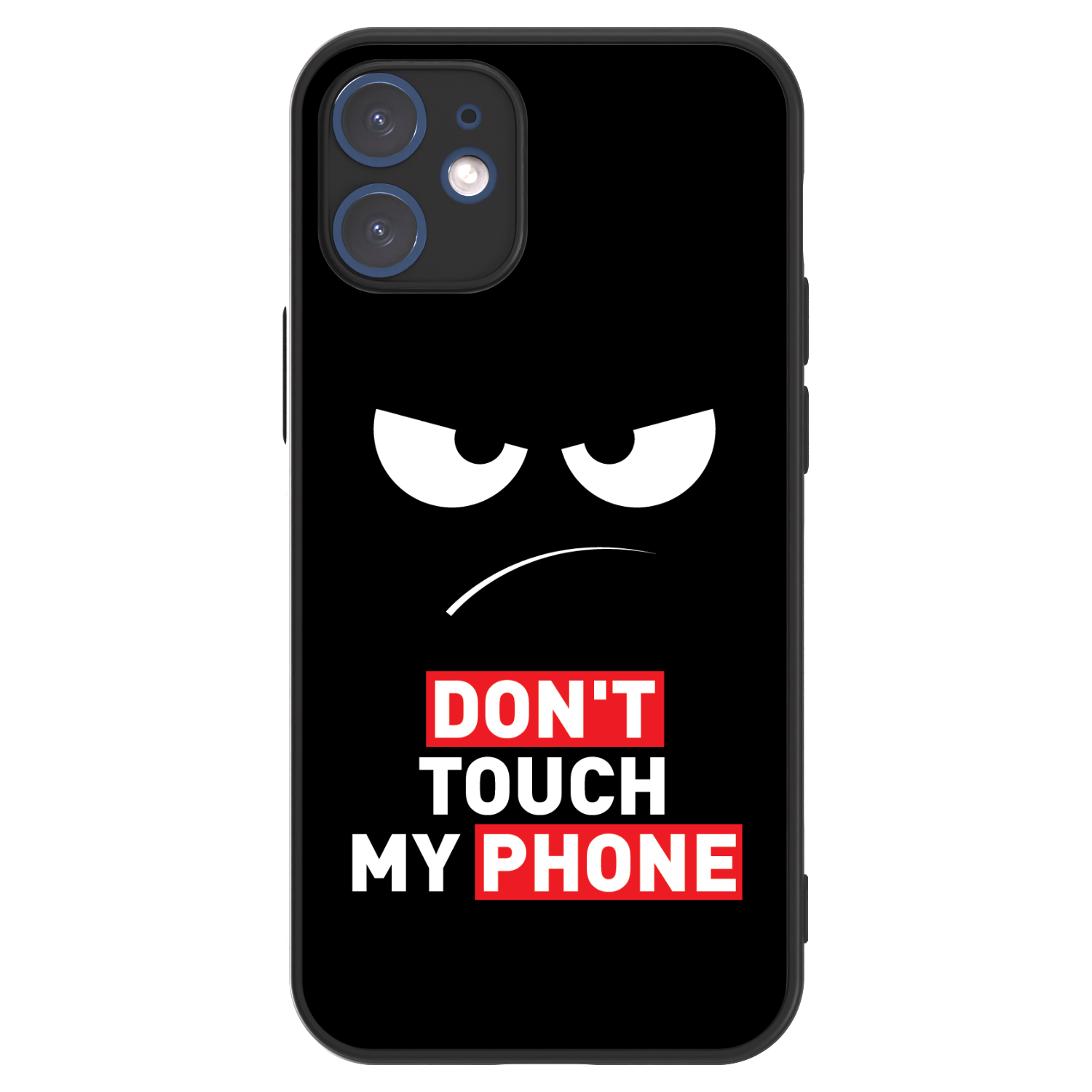 Picasee ULTIMATE CASE pro Apple iPhone 12 mini - Angry Eyes - Transparent