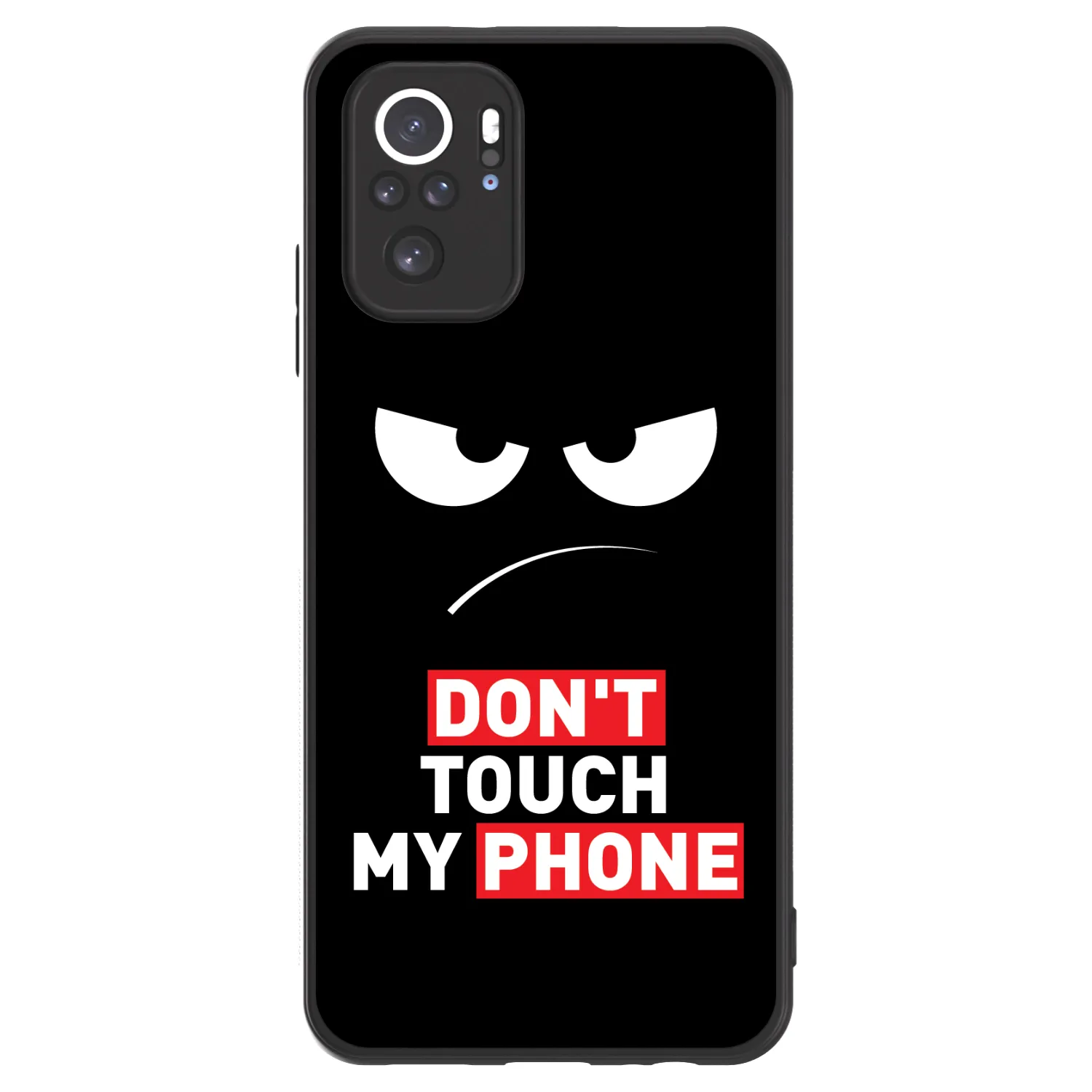 Picasee ULTIMATE CASE pro Xiaomi Redmi Note 10 - Angry Eyes - Transparent