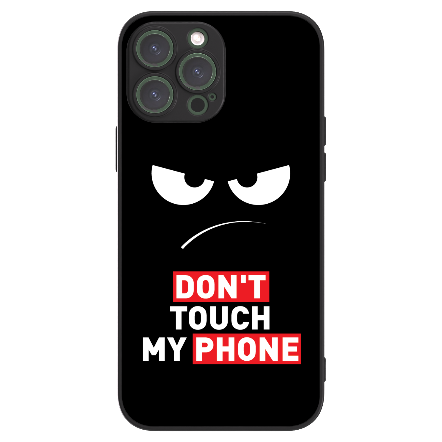 ULTIMATE CASE pro Apple iPhone 13 Pro Max - Angry Eyes - Transparent