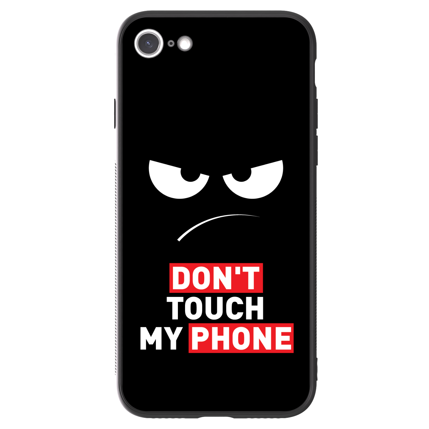 Picasee ULTIMATE CASE pro Apple iPhone SE 2020 - Angry Eyes - Transparent